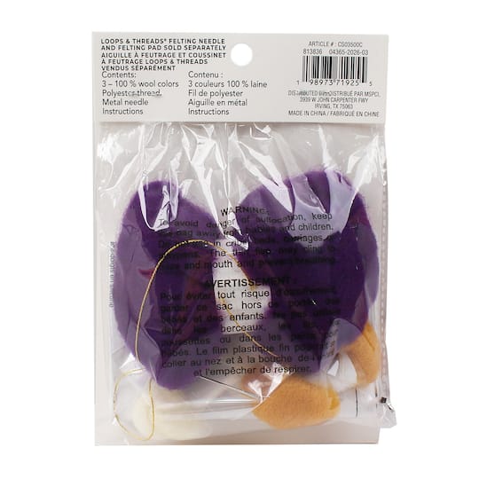 Entwined Snake Candle Halloween Needle Felting Kit by Loops & Threads®